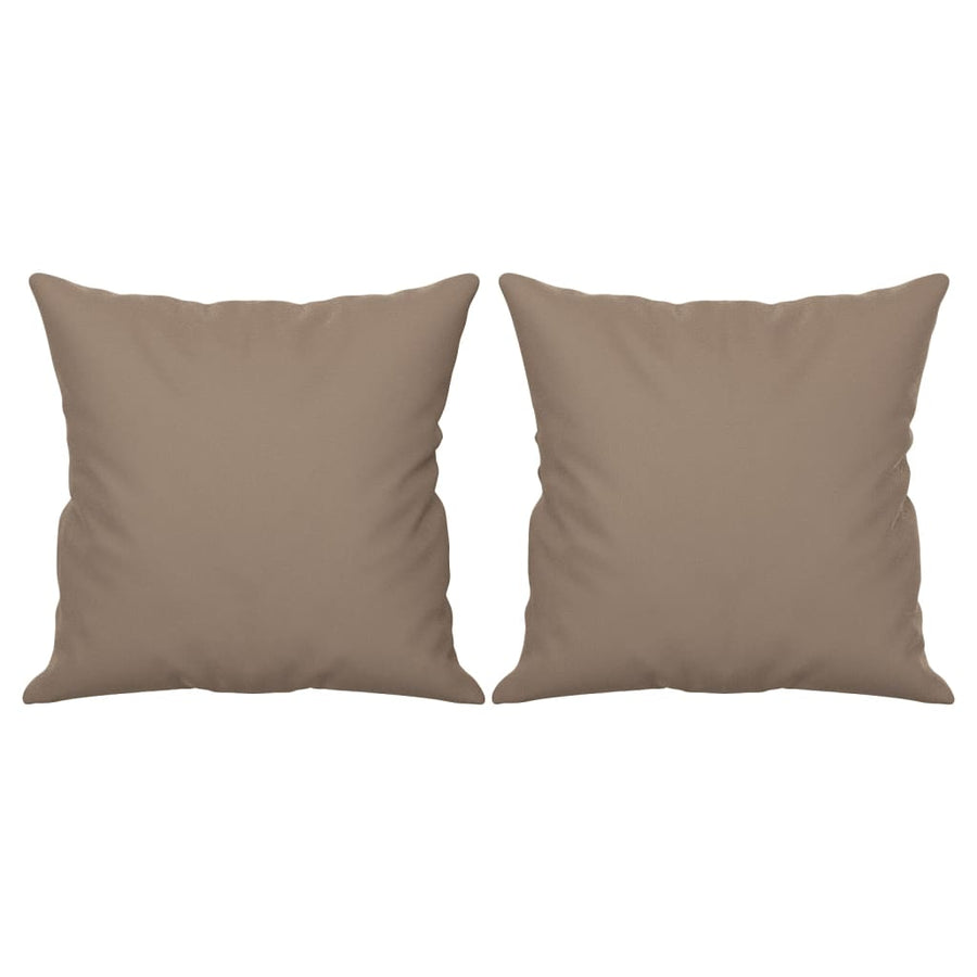 Sierkussens 2 St 40X40 Cm Microvezelstof Taupe