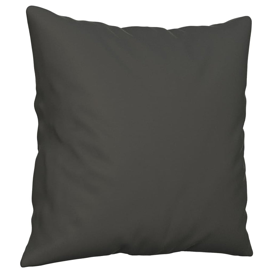 Sierkussens 2 St 40X40 Cm Microvezelstof Donkergrijs