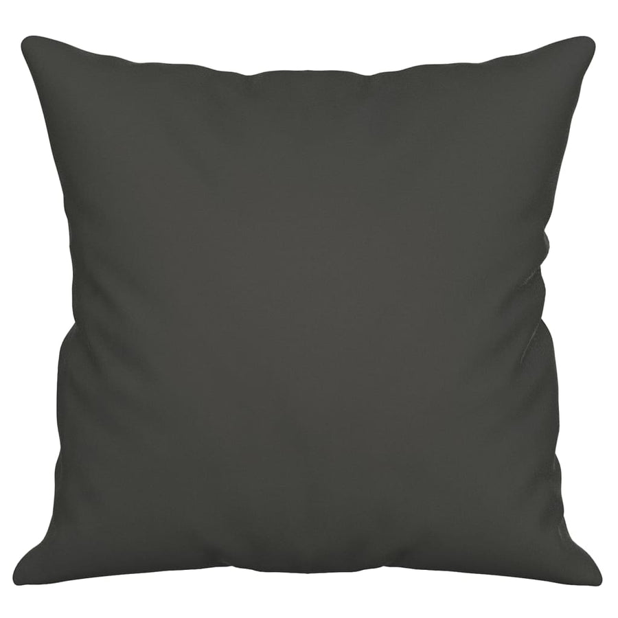 Sierkussens 2 St 40X40 Cm Microvezelstof Donkergrijs