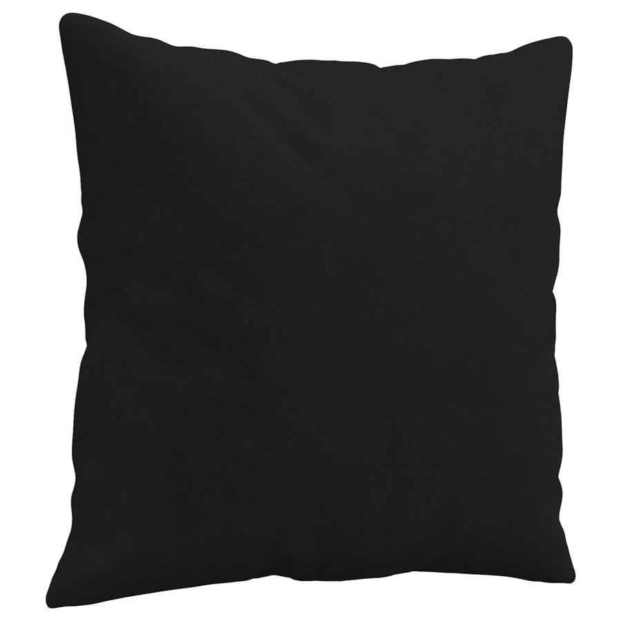 Sierkussens 2 St 40X40 Cm Microvezelstof Zwart