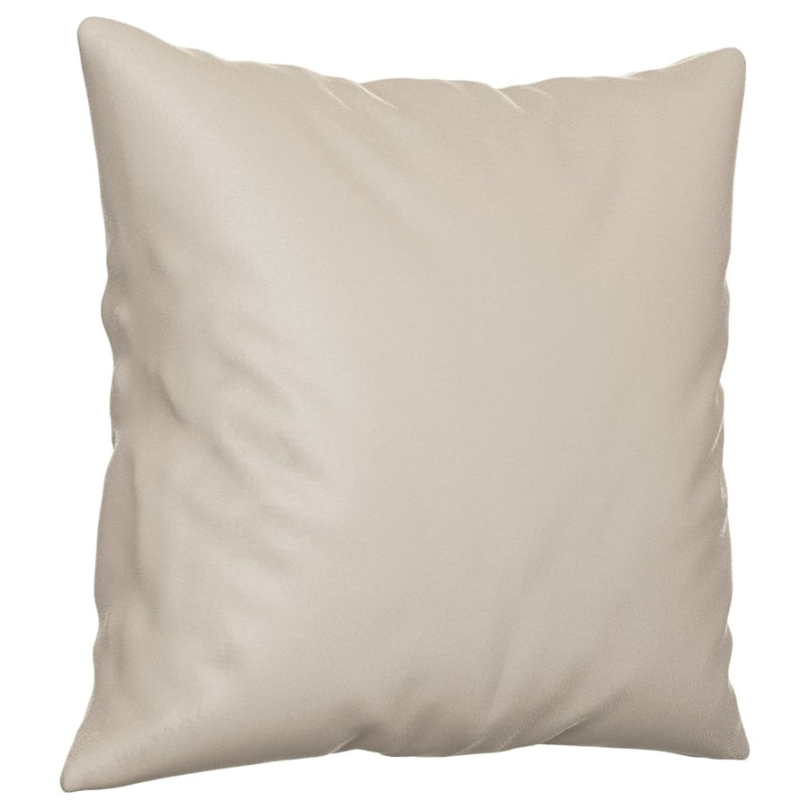 Sierkussens 2 St 40X40 Cm Microvezelstof Crèmekleurig