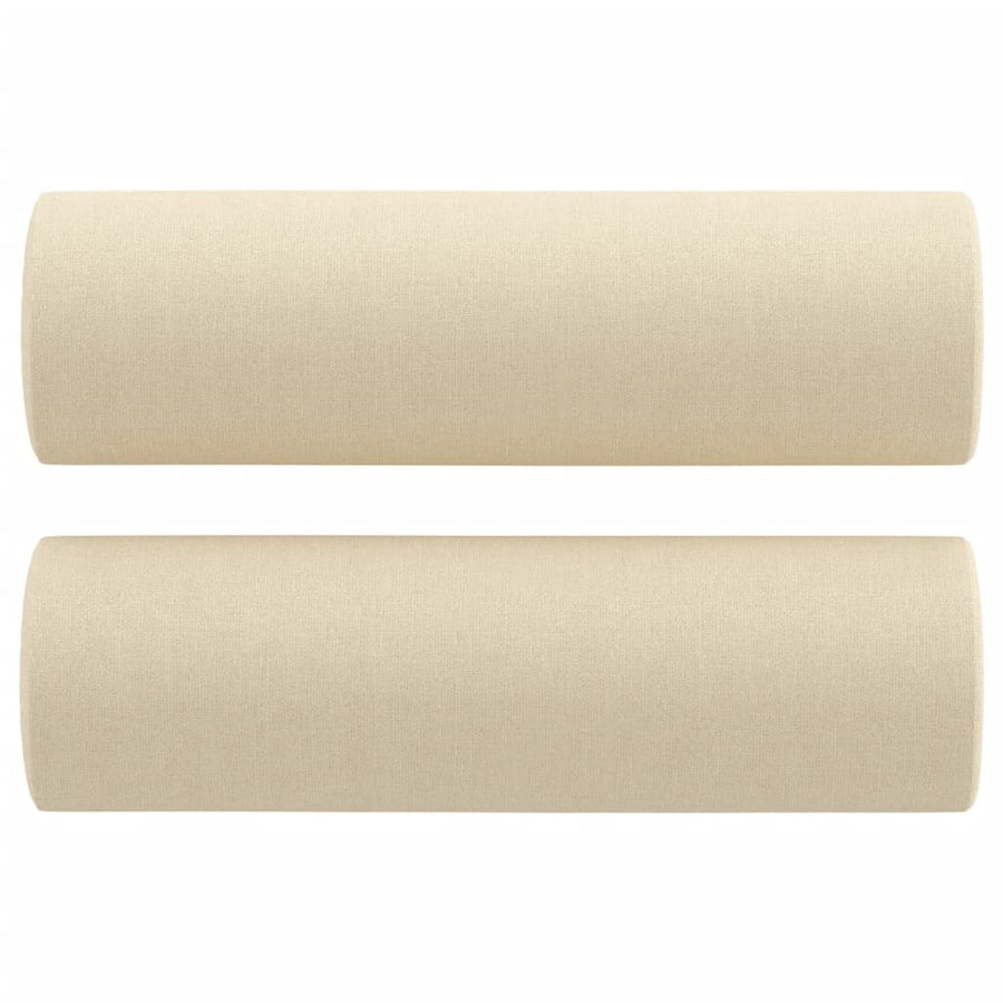 Sierkussens 2 St 15X50 Cm Stof Crèmekleurig