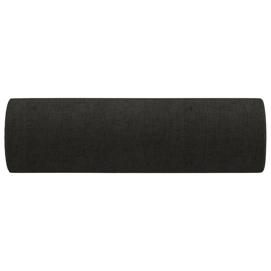 Sierkussens 2 St 15X50 Cm Stof Zwart