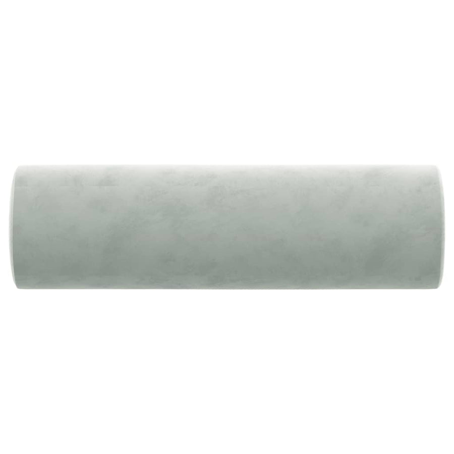 Sierkussens 2 St 15X50 Cm Fluweel Lichtgrijs