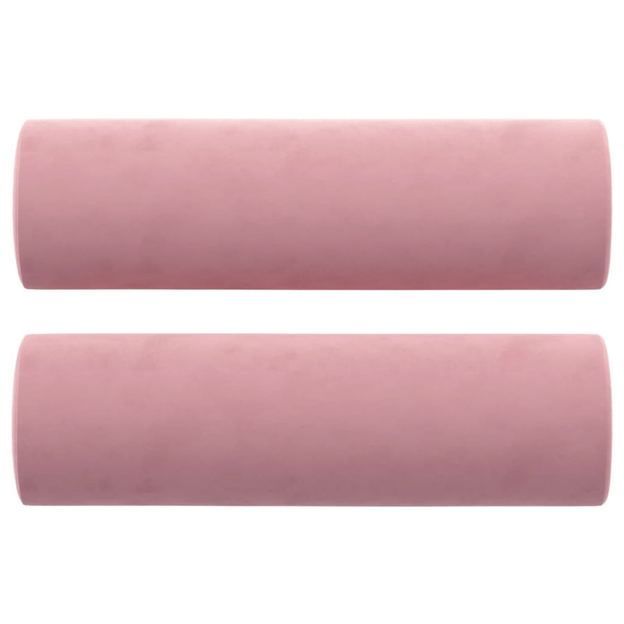 Sierkussens 2 St 15X50 Cm Fluweel Roze
