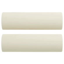 Sierkussens 2 St 15X50 Cm Fluweel Crèmekleurig