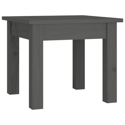 Salontafel 35x35x30 cm massief grenenhout grijs 35 x 35 x 30 cm Grijs
