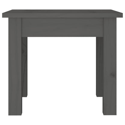 Salontafel 35x35x30 cm massief grenenhout grijs 35 x 35 x 30 cm Grijs