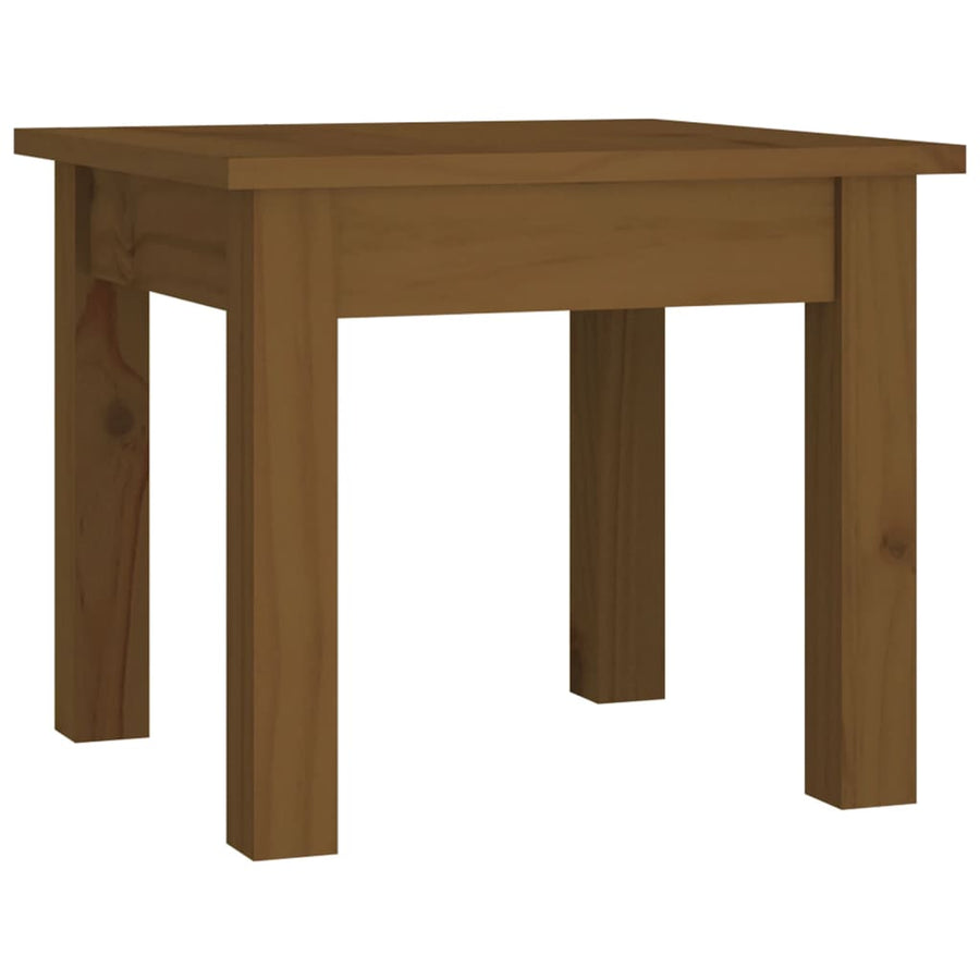 Salontafel Massief Grenenhout 35 x 35 x 30 cm Honingbruin