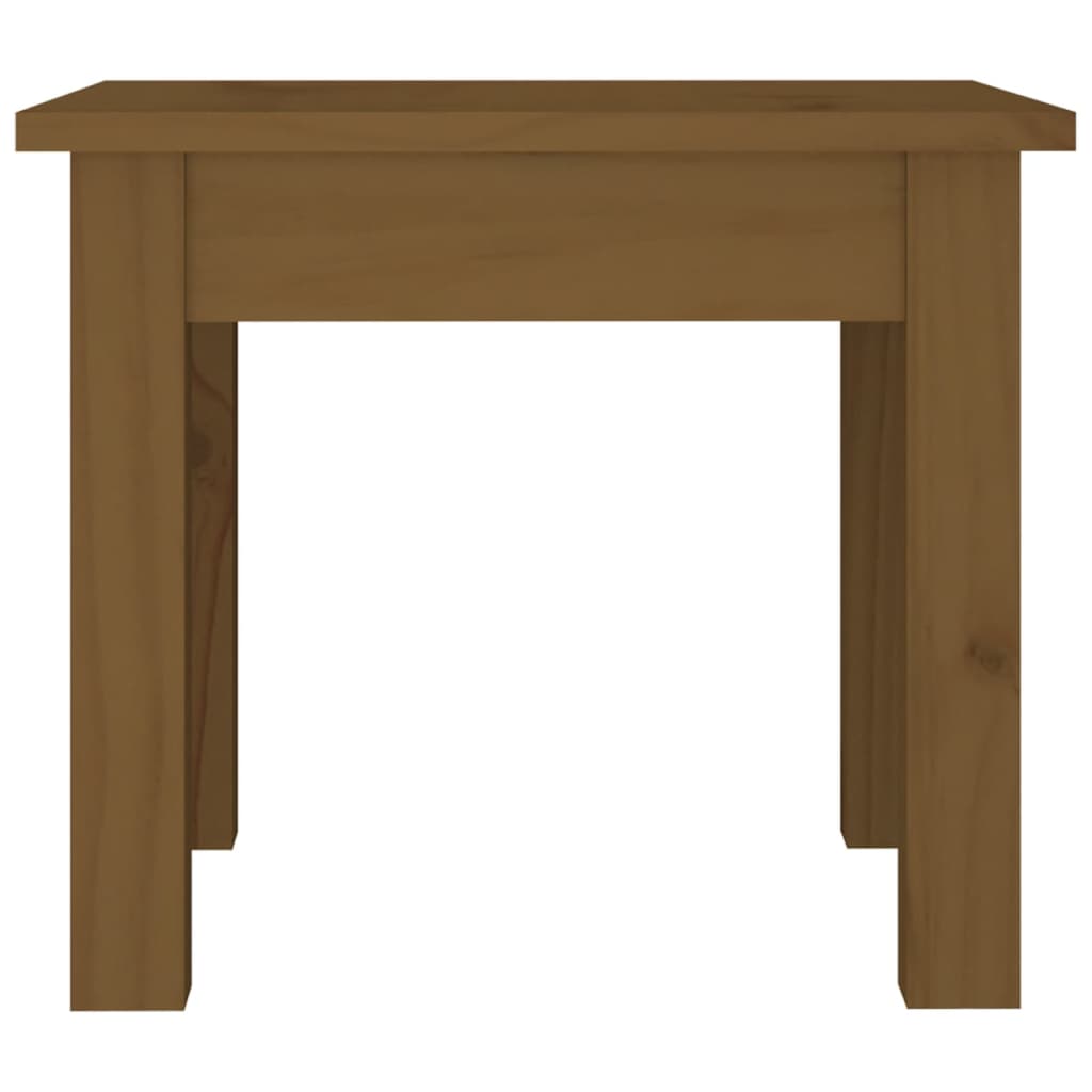 Salontafel Massief Grenenhout 35 x 35 x 30 cm Honingbruin