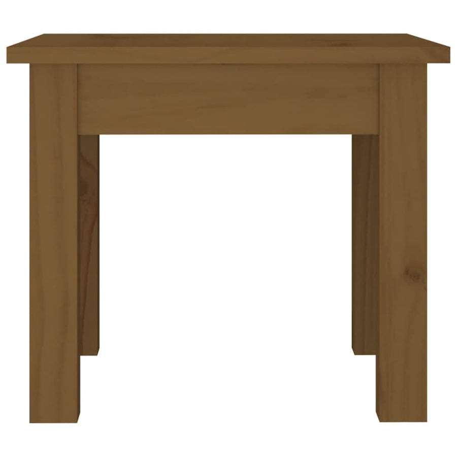 Salontafel Massief Grenenhout 35 x 35 x 30 cm Honingbruin