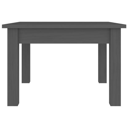 Salontafel Massief Grenenhout 45 x 45 x 30 cm Grijs