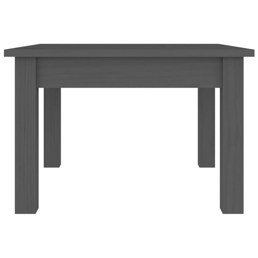Salontafel Massief Grenenhout 45 x 45 x 30 cm Grijs