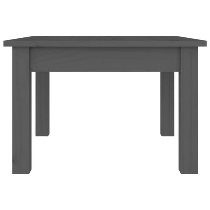 Salontafel Massief Grenenhout 45 x 45 x 30 cm Grijs