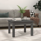 Coffee table 45x45x30 cm solid pine wood grey