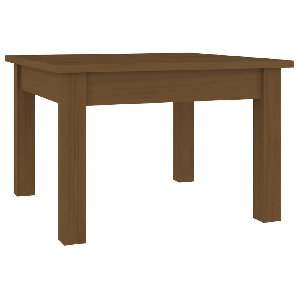 Salontafel Massief Grenenhout 45 x 45 x 30 cm Honingbruin