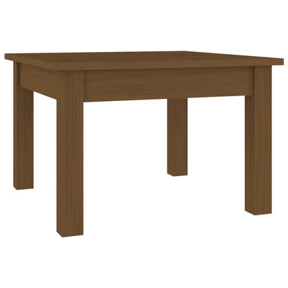 Salontafel Massief Grenenhout 45 x 45 x 30 cm Honingbruin
