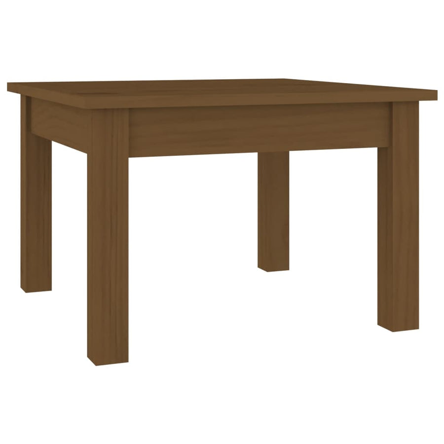 Salontafel Massief Grenenhout 45 x 45 x 30 cm Honingbruin