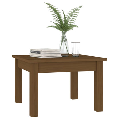 Salontafel Massief Grenenhout 45 x 45 x 30 cm Honingbruin
