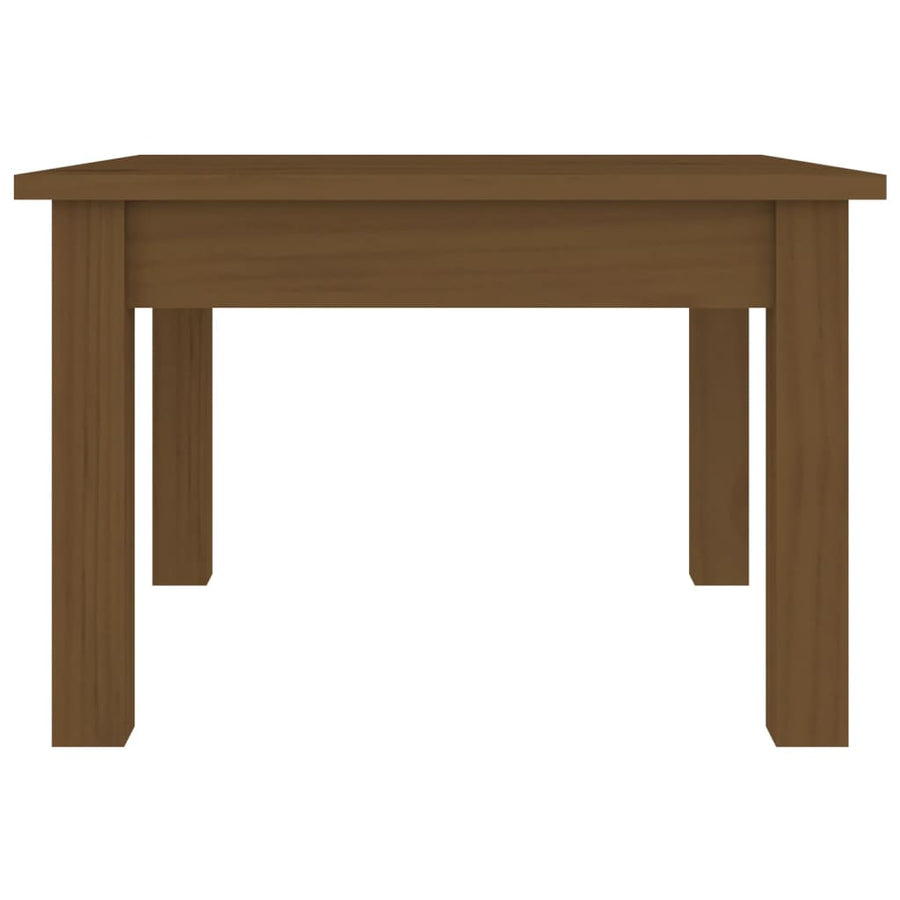 Salontafel Massief Grenenhout 45 x 45 x 30 cm Honingbruin