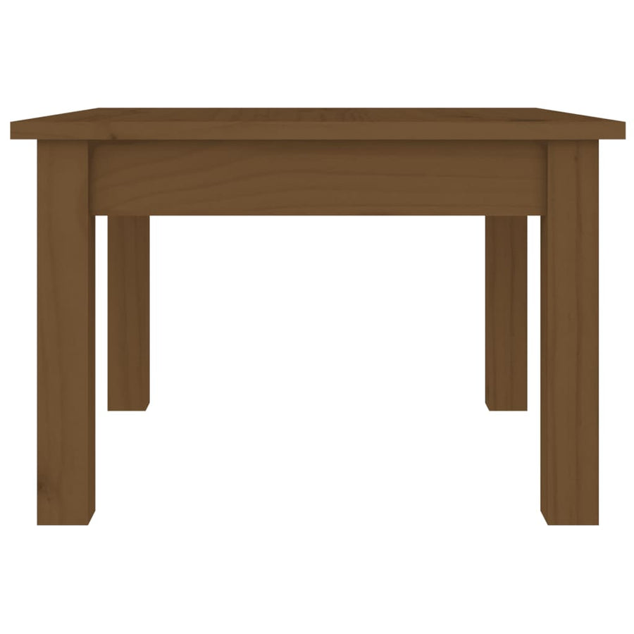 Salontafel Massief Grenenhout 45 x 45 x 30 cm Honingbruin