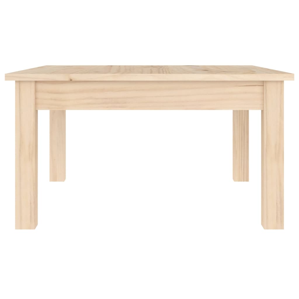 Salontafel Massief Grenenhout 55 x 55 x 30 cm Naturel
