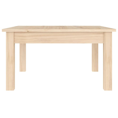 Salontafel Massief Grenenhout 55 x 55 x 30 cm Naturel