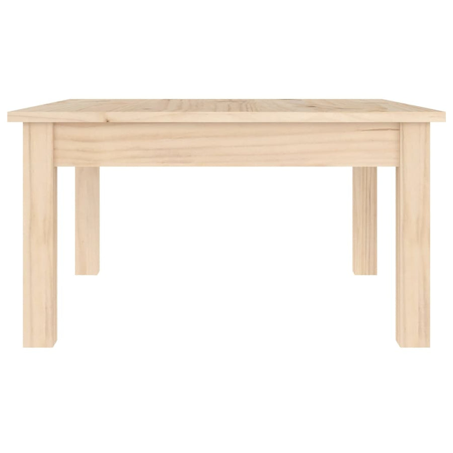 Salontafel Massief Grenenhout 55 x 55 x 30 cm Naturel