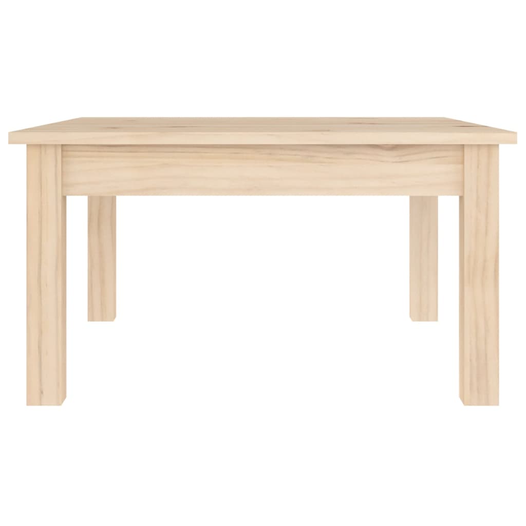 Salontafel Massief Grenenhout 55 x 55 x 30 cm Naturel