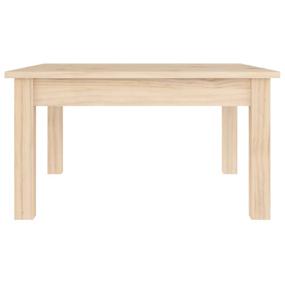 Salontafel Massief Grenenhout 55 x 55 x 30 cm Naturel