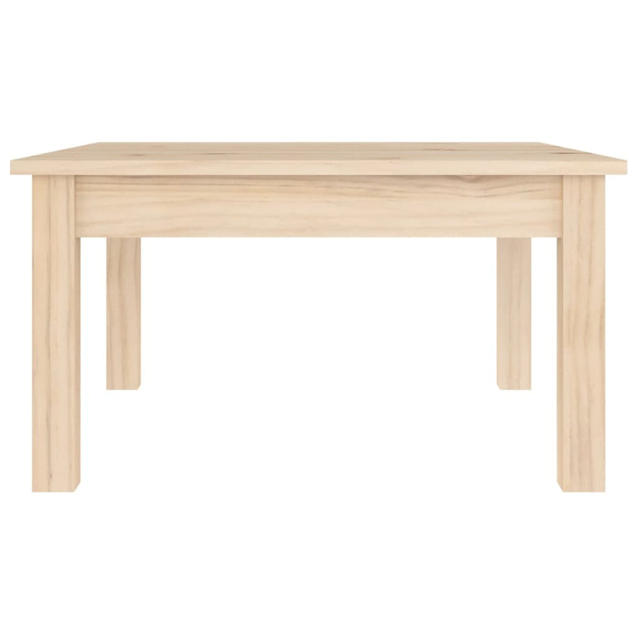 Salontafel Massief Grenenhout 55 x 55 x 30 cm Naturel