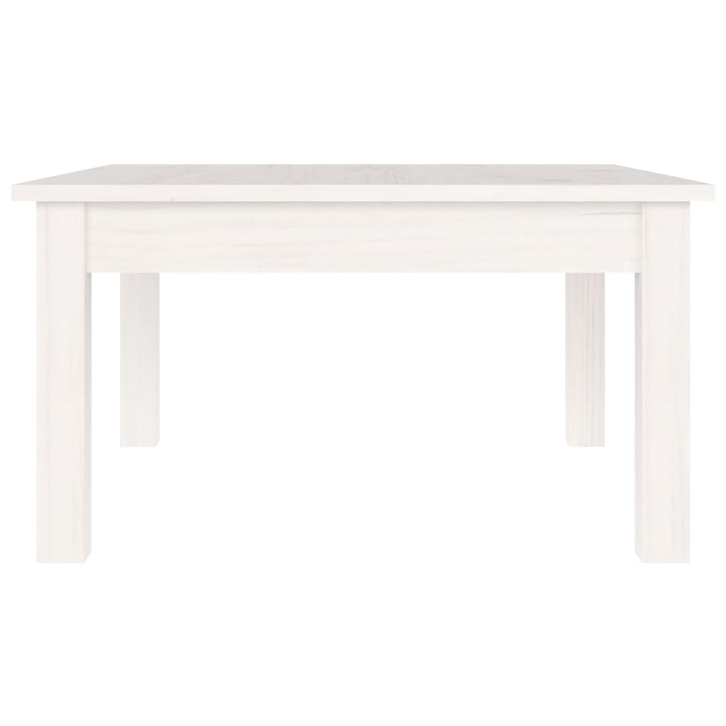 Salontafel Massief Grenenhout 55 x 55 x 30 cm Wit