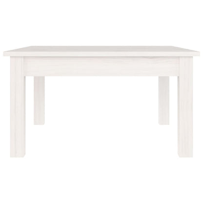 Salontafel Massief Grenenhout 55 x 55 x 30 cm Wit