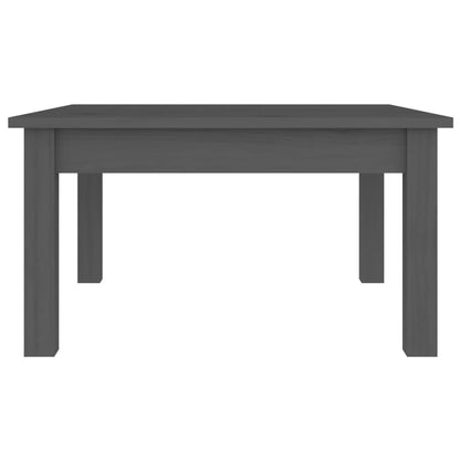 Salontafel Massief Grenenhout 55 x 55 x 30 cm Grijs