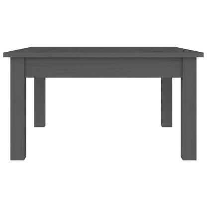 Salontafel Massief Grenenhout 55 x 55 x 30 cm Grijs