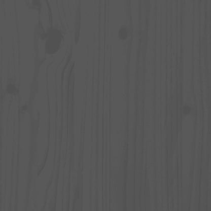 Salontafel Massief Grenenhout 55 x 55 x 30 cm Grijs