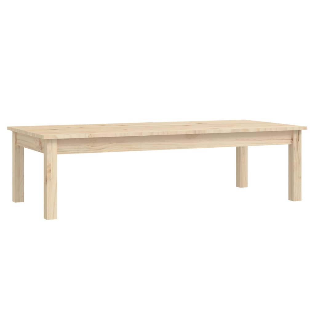 Salontafel 110X50X30 Cm Massief Grenenhout 110 x 50 x 30 cm Naturel