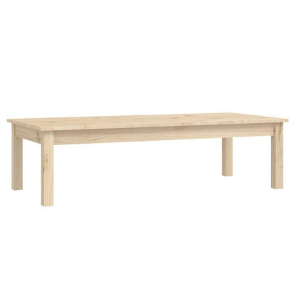Salontafel 110X50X30 Cm Massief Grenenhout 110 x 50 x 30 cm Naturel