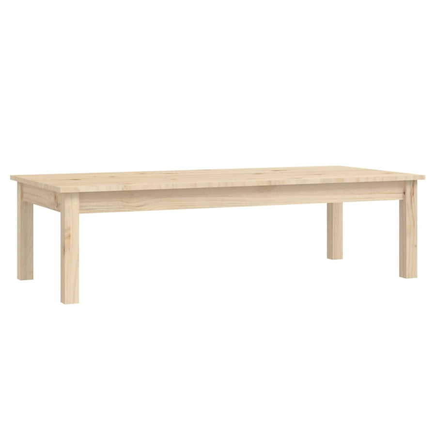 Salontafel 110X50X30 Cm Massief Grenenhout 110 x 50 x 30 cm Naturel