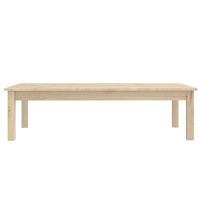 Salontafel 110X50X30 Cm Massief Grenenhout 110 x 50 x 30 cm Naturel
