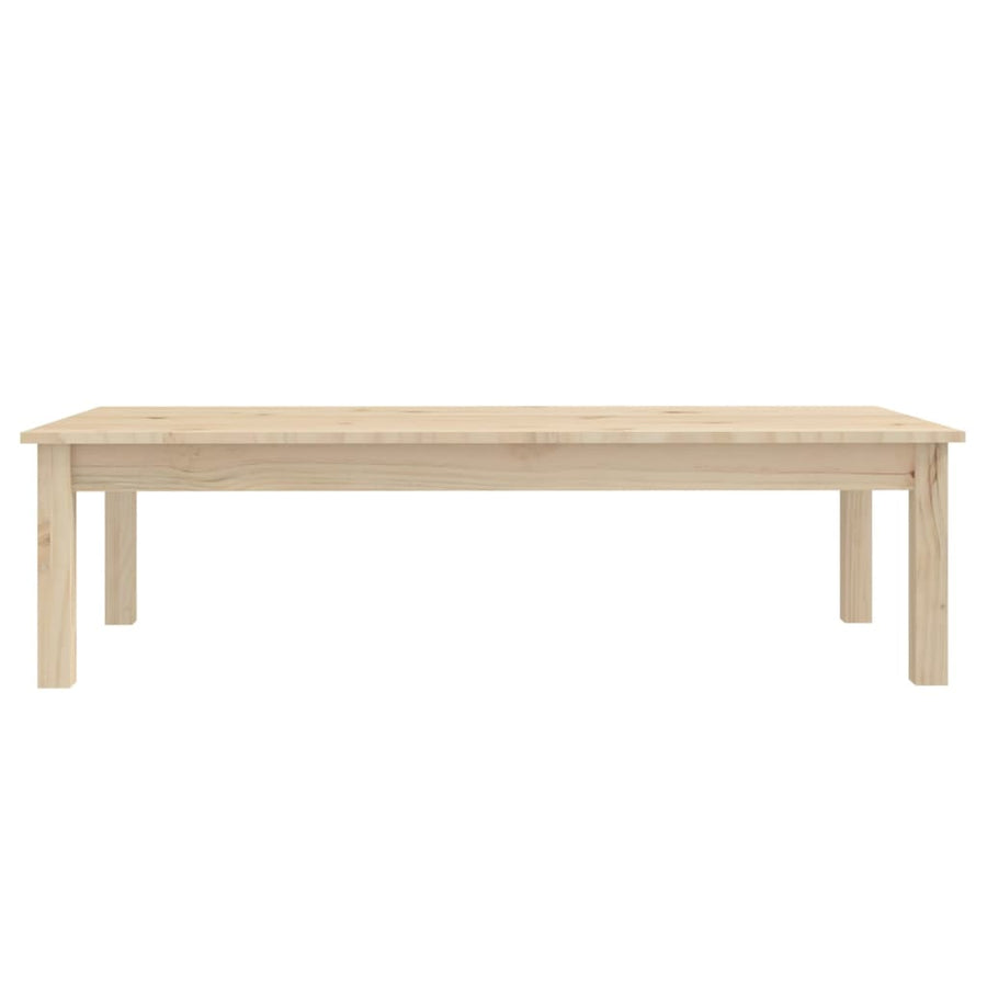Salontafel 110X50X30 Cm Massief Grenenhout 110 x 50 x 30 cm Naturel