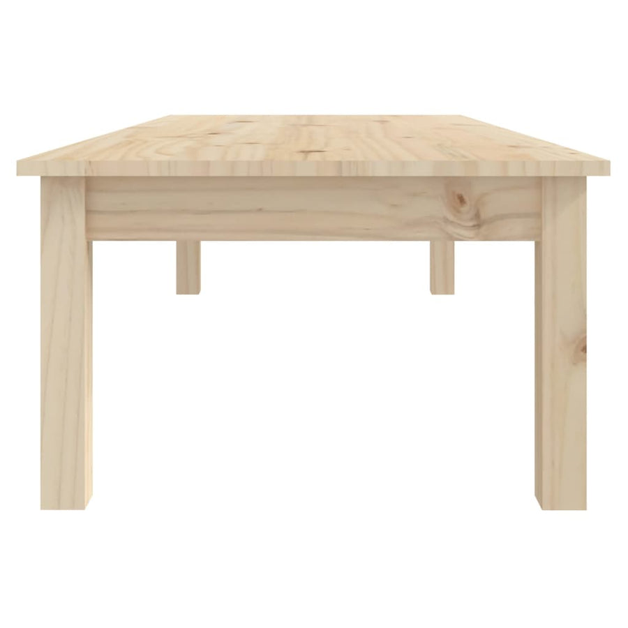Salontafel 110X50X30 Cm Massief Grenenhout 110 x 50 x 30 cm Naturel
