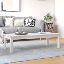 Salontafel Massief Grenenhout 110 x 50 x 30 cm Wit