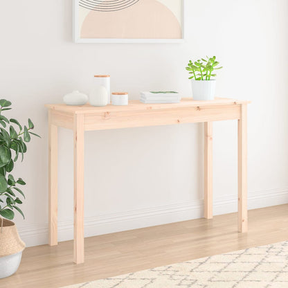 Wandtafel 110X40X75 Cm Massief Grenenhout