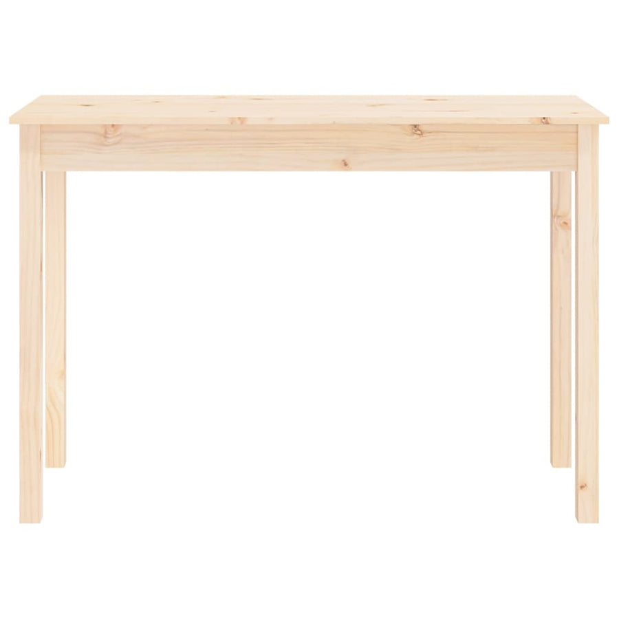 Wandtafel 110X40X75 Cm Massief Grenenhout