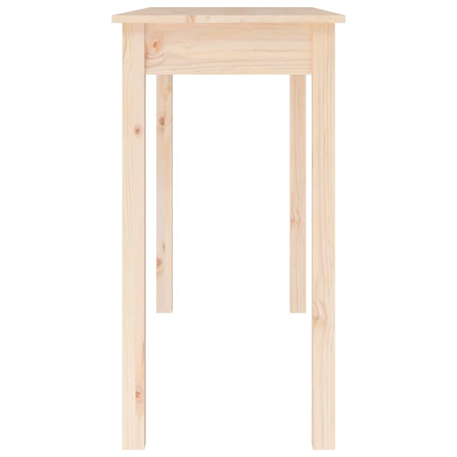 Wandtafel 110X40X75 Cm Massief Grenenhout