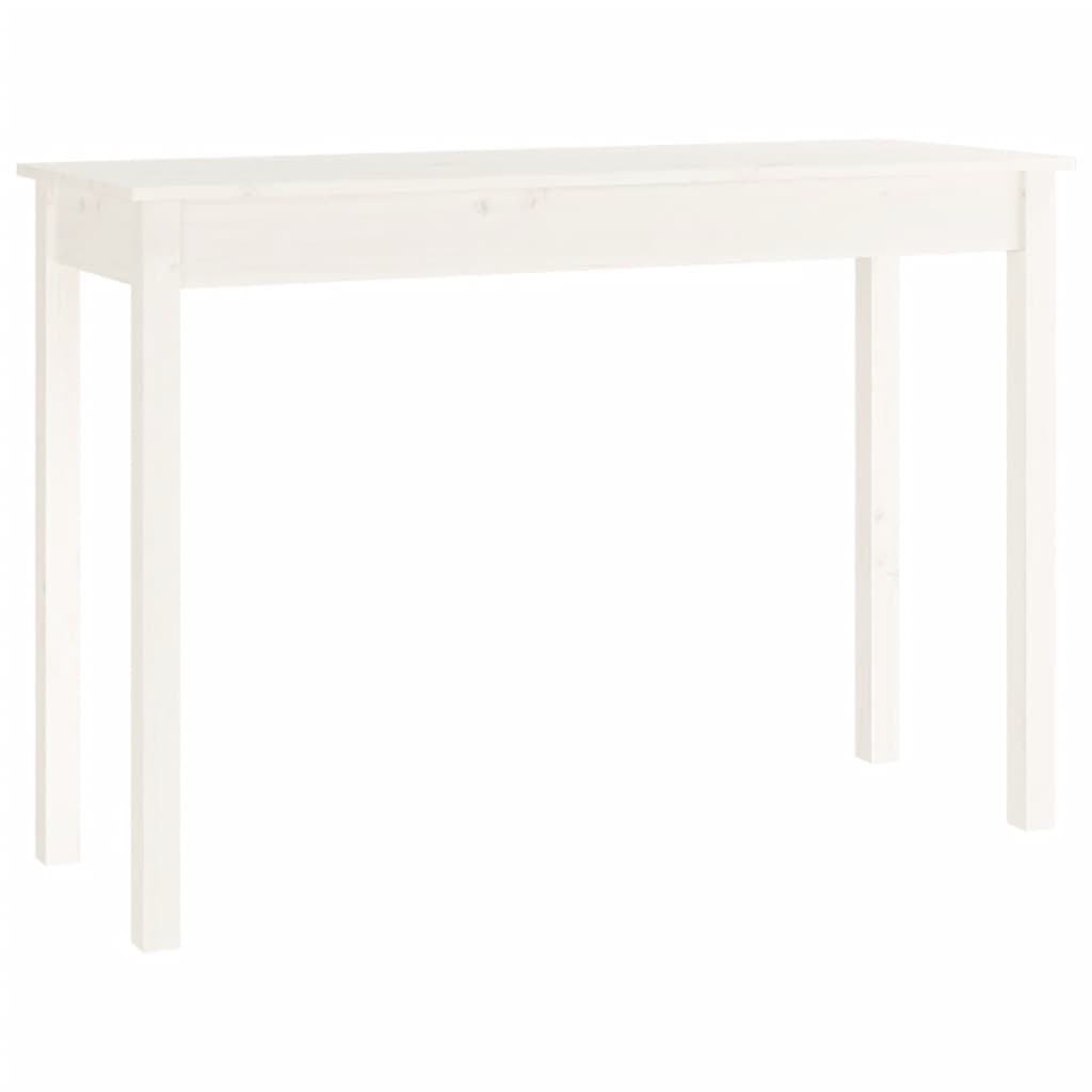 Wandtafel 110X40X75 Cm Massief Grenenhout Wit