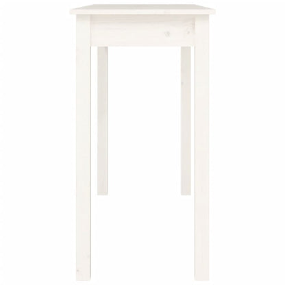 Wandtafel 110X40X75 Cm Massief Grenenhout Wit