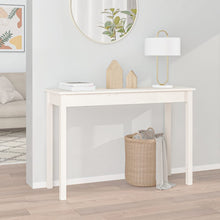Wandtafel 110X40X75 Cm Massief Grenenhout Wit