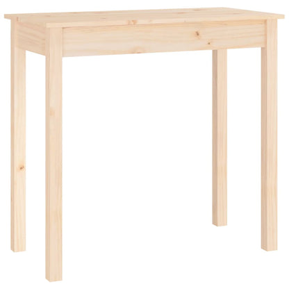 Wandtafel 80X40X75 Cm Massief Grenenhout